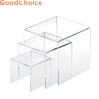 【Good】Display Stand Clear Acrylic 3pcs Wall Mounted Shelf Plant Pot Organizer【Ready Stock】