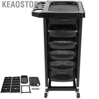 Keaostore 5 Drawers Hair Salon Trolley Beauty Rolling Cart Hairdressing