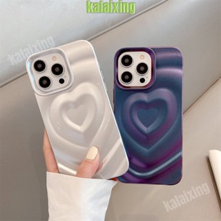 เคสโทรศัพท์มือถือแบบนิ่ม ลายหัวใจ สามมิติ แวววาว สําหรับ iPhone 14 Pro Max 13 Pro 12 12Pro 11 Pro Max