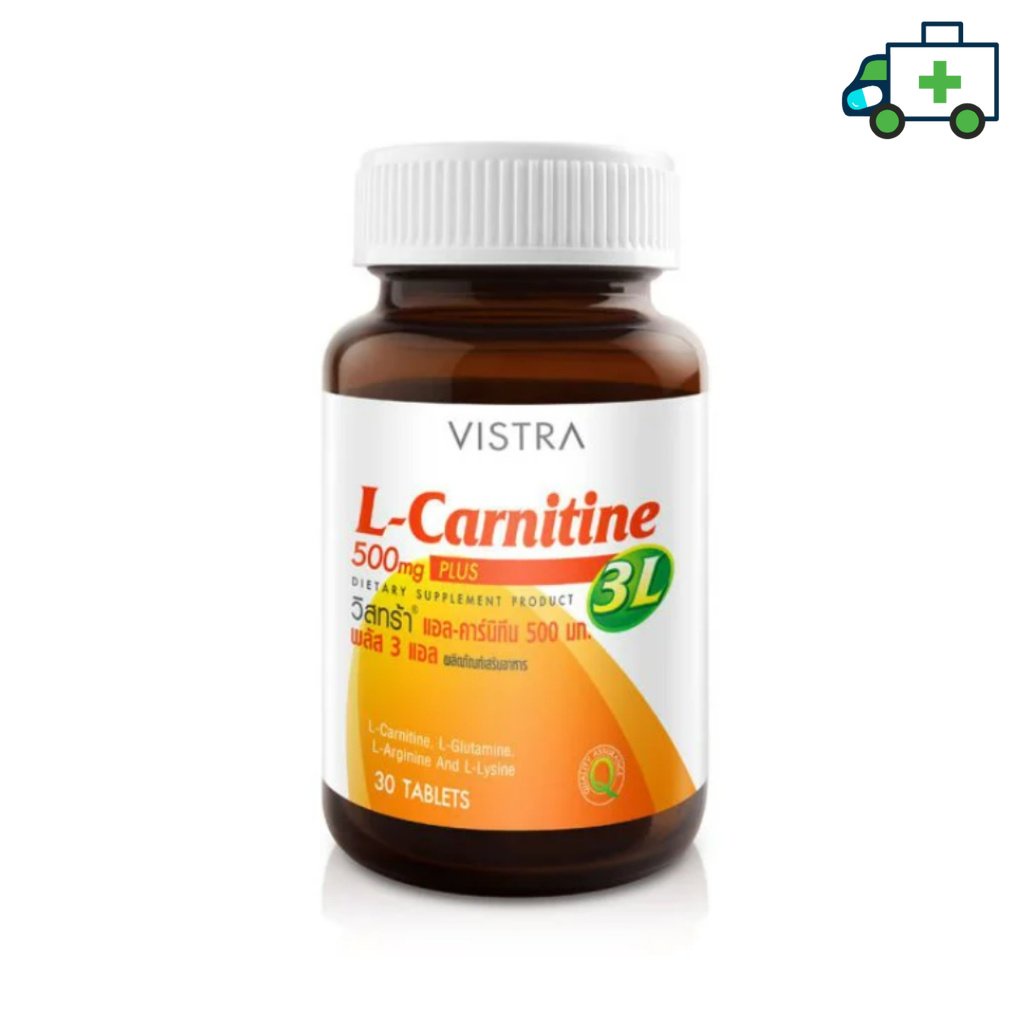 VISTRA L-Carnitine Plus 3L (30 Tablets) [Life]
