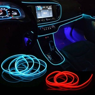 Installation-Free LED Car Atmosphere Light Luminescent Light Interior Decoration Light Luminous Light Bar Interior Sound Control Atmosphere Light ZIc5