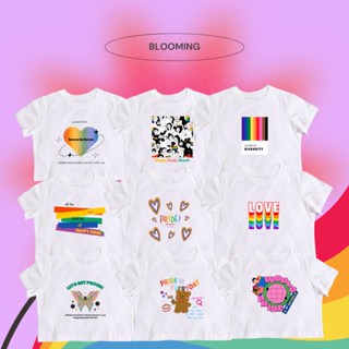 เสื้อครอป babytee ต้อนรับ Pride Month เสื้อสกรีนลายPride Month S-5XL