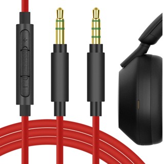 Geekria สายเคเบิ้ลเสียง พร้อมไมโครโฟน สําหรับ Sony MDR-XB950BT XB650BT WH-1000XM5 XB910N XB900N H900N (4 ฟุต 1.2 เมตร)