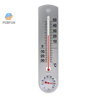 Pcbfun เครื่องวัดอุณหภูมิความชื้น แบบแขวนผนัง สําหรับในร่ม กลางแจ้ง