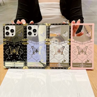 เคสโทรศัพท์มือถือ ทรงสี่เหลี่ยม ลายผีเสื้ออิฐ สําหรับ VIVO S16 S16Pro V20Se V21V215G VIVO V21E 4G V25 V25E Y02 VIVOY02S Y15S Y15A Y01 Y10 VIVOY50 Y30