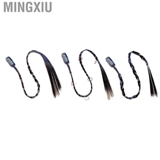 Mingxiu Extension  Braided Hair  Practical Stable Braid Ponytail Winding Firm Fixing with  for Party