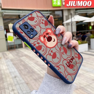 เคสโทรศัพท์มือถือ ซิลิโคนนิ่ม ใส กันกระแทก ลายหมีสตรอเบอร์รี่ สําหรับ VIVO V20 2020 V20 2021 V20 Pro V20 SE S7 Y70 2020