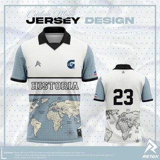 Jersey RETRO COLLAR BAJU JERSEY HISTORIA ปี 2023