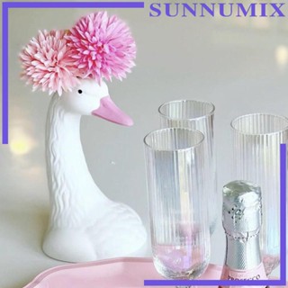 [Sunnimix] แจกันช่อดอกไม้ รูปหงส์ สําหรับตั้งโต๊ะ ห้องนั่งเล่น ฟาร์มเฮาส์