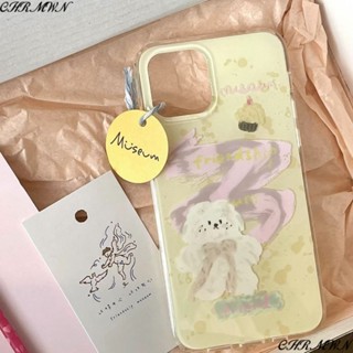 Bsvq เคสโทรศัพท์มือถือ แบบนิ่ม ลายสุนัข Marshmallow xr กันกระแทก สําหรับ Apple Iphone 13promax 1211 14