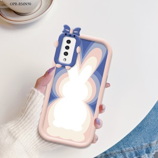 Realme Narzo 50 ออปโป้ สำหรับ Case Colored rabbit เคส เคสโทรศัพท์ เคสมือถือ Full Back Cover Soft Silicone Cases Shockproof Casing Protective Shell