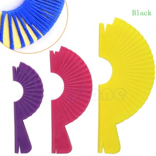 เครื่องมือเข็มถักขนสัตว์ ปอมปอม สีดํา สําหรับถักนิตติ้ง 3 ชิ้น