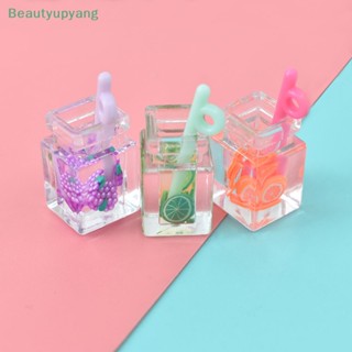 [Beautyupyang] ขวดแก้วใส่ชานม ผลไม้ ขนาดเล็ก คละสี Diy 10 ชิ้น