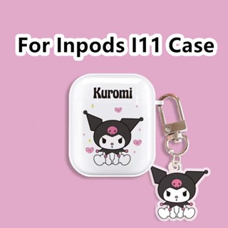 【จัดส่งรวดเร็ว】เคสหูฟัง แบบนิ่ม แบบใส ลายการ์ตูน สําหรับ Inpods i11 i11