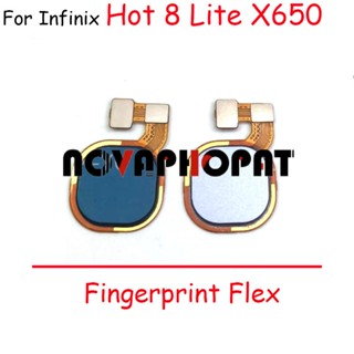 Novaphopat สายเคเบิลเซนเซอร์ลายนิ้วมือ สําหรับ Infinix Smart 4 4C Hot 8 9 Lite X650 X653 X653C X655 X663