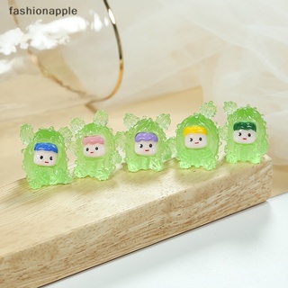 [fashionapple] ตุ๊กตากระบองเพชร เรืองแสง ขนาดเล็ก น่ารัก สําหรับตกแต่งบ้านตุ๊กตา 2 ชิ้น