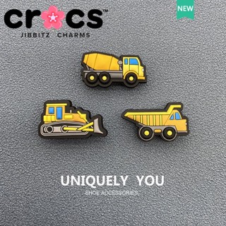 Jibbitz crocs charms หัวเข็มขัดรองเท้า อุปกรณ์เสริมรองเท้า วิศวกรรม ยานพาหนะ การ์ตูนน่ารัก ตกแต่งหัวเข็มขัด