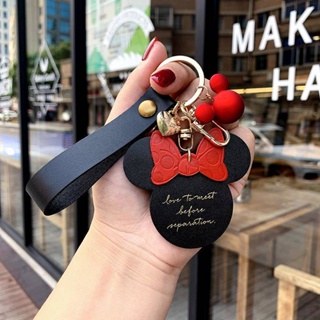 High-End Car Key Ring Pendant Female Ins Online Influencer Cute Mickey Key Chain Girlfriends Valentines Day Birthday Gift szKD