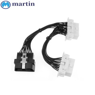 MARTIN Obd ตัวแยก 2 ความเร็วสูง สําหรับยาง ELM327 CDP One Male เป็น Two Female OBD2 OBDii 16 pin