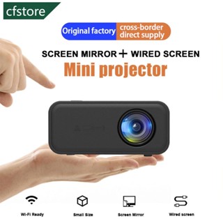 Cfstore YT300 โปรเจคเตอร์ LED ขนาดเล็ก รองรับ Miracast Airplay สําหรับโทรศัพท์มือถือ D6Q8