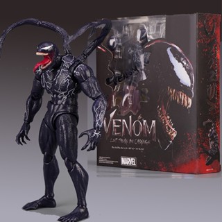 โมเดลฟิกเกอร์ Shf Venom 2 Symbiont Marvel Universe Amazing Spider-man Venom ของเล่นสําหรับเด็ก