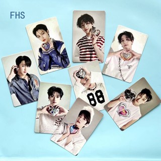 Fhs โปสการ์ดรูปภาพ Kpop STRAY KIDS Bang Chan Lee Min-Ho สําหรับแฟนคลับ ของขวัญ 8 ชิ้น ต่อชุด