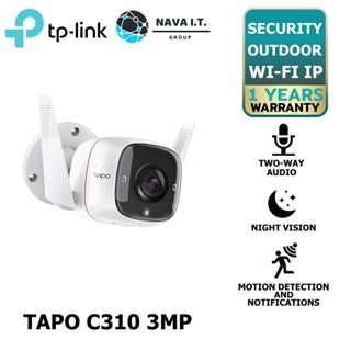 COINSคืน15%⚡FB9JMZV6⚡ TP-LINK TAPO กล้องวงจรปิดภายนอกกันน้ำ TP-LINK TAPO C310 3MP OUTDOOR SECURITY WI-FI CAMERA ประกั...