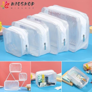 MIOSHOP กระเป๋าเครื่องสําอาง PVC แบบใส คุณภาพสูง