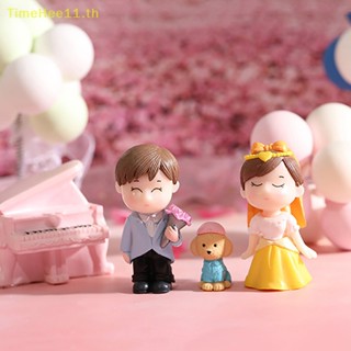 Timehee ตุ๊กตาคู่รัก ขนาดเล็ก สําหรับตกแต่งสวนขวด DIY TH