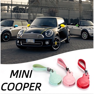 เคสกุญแจรีโมทรถยนต์หนัง สําหรับ MINI cooper COUNTRYMAN CLUBMAN