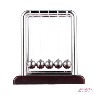 Newton การสอนวิทยาศาสตร์โต๊ะของเล่น Cradle Steel Balance Ball Physic School อุปกรณ์การศึกษา Balls Desk Toy [N/7]