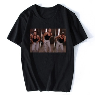 เสื้อยืด พิมพ์ลาย Kickboxer Movie Jean Claude Van Damme Dance สําหรับผู้ชาย