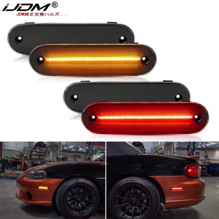 Ijdm ไฟเลี้ยว LED สีเหลืองอําพัน สีแดง สําหรับ Mazda Miata MX-5 1990-2005