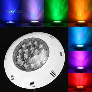 ไฟ LED RGB 24V 18W 7 สี สําหรับสระว่ายน้ําใต้น้ํา ควบคุมระยะไกล