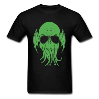 เสื้อยืดลําลอง แขนสั้น พิมพ์ลาย Green Cthulhu DJ Rock สไตล์ฮิปสเตอร์ แฟชั่นฤดูใบไม้ผลิ ฤดูร้อน สําหรับผู้ชาย XS-4XL-5XL-6XL