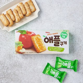 พร้อมส่ง 애플쿠키 คุกกี้แอปเปิ้ล Lotte Apple Cookie 230g