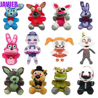 JAVIER ของเล่นตุ๊กตาฟิกเกอร์ อนิเมะ Chica Bonnie Duck FNAF Nightmare Freddy Bear ขนาด 18 ซม.