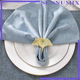 [Sunnimix] ห่วงผ้าเช็ดปาก สําหรับตกแต่งงานเลี้ยง เทศกาลอีสเตอร์ 6 ชิ้น