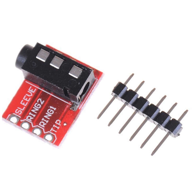 5pcs/10pcs TRRS 3.5 มม.แจ็ค MP3 ชุดหูฟังสเตอริโอไมโครโฟนโมดูลอินเทอร์เฟซ 5 ชิ้น/ล็อต TRRS Audio Board 3.5 มม.หูฟังสเตอริโอชุดหูฟังเสียง Breakout Board โมดูลขยาย