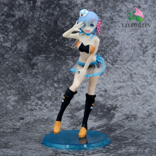 TAYLOR2PV โมเดลฟิกเกอร์ Rem Action Figurine ชุดว่ายน้ํา Rem Re:life In A Different World From Zero ของเล่นสําหรับเด็ก