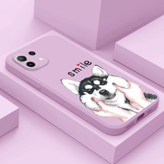 เคสโทรศัพท์มือถือ ซิลิโคนนิ่ม ลายสุนัขหน้ายิ้ม สําหรับ Xiaomi redmi 9T pro Note 9 9s pro max 10 lite POCO M2 pro 4G 5G