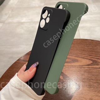 เคสโทรศัพท์มือถือ PC แข็ง ผิวด้าน ไร้กรอบ กันกระแทก สําหรับ Realme 10 Pro + 5G 2023 Realme10 ProPlus Pro+