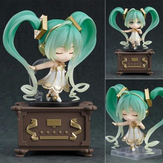 (($ยอดนิยม $) โมเดลฟิกเกอร์ MIKU Nendoroid Q Version ครบรอบ 5 ปี คุณภาพสูง