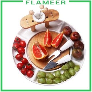 [Flameer] จานเซรามิค ประหยัดพื้นที่ สําหรับร้านกาแฟ บ้าน ห้องครัว