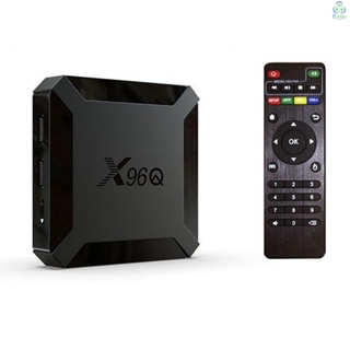 X96q กล่องทีวี แบบเปลี่ยน สําหรับ Android 10.0 Supoort 4K Playback Remote Control 2GB+16GB Media Player [23][มาใหม่]