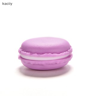 Kaciiy น่ารัก สีแคนดี้ มาการอง มินิ กล่องเก็บเครื่องประดับ กล่องยา ของขวัญวันเกิด A