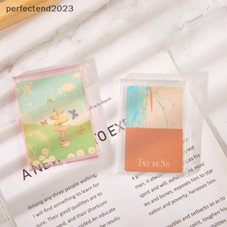 [perfectend] เคสอะคริลิคใส ลายศิลปินเกาหลี สําหรับใส่โฟโต้การ์ด เครื่องเขียน 1 ชิ้น