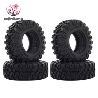 ยางล้อรถ แบบนิ่ม 52X17 มม. 1.0 อะไหล่อัพเกรด สําหรับรถไต่หินบังคับ 1/24 Axial SCX24 90081 AXI00001 4 ชิ้น