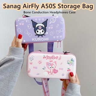 【คุณภาพสูง】กระเป๋าเก็บหูฟัง ลายการ์ตูนชินจัง สําหรับ Sanag AirFly A50S AirFly A50S