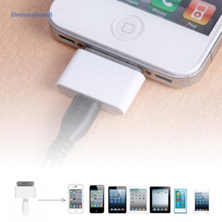 [ElectronicMall01.th] อะแดปเตอร์ชาร์จ Micro USB ตัวเมีย เป็นตัวผู้ สําหรับ Apple Iphone 30 Pin iPhone4 4S 3G 3GS